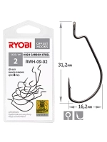 Крючок офсетный рыболовный RWH-09 №1/0 ( 2 упк по 5шт)