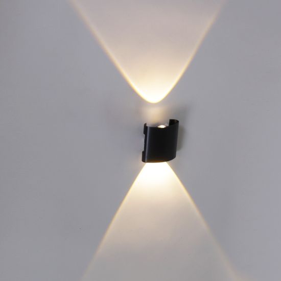 86831-9.2-002KT LED2*1W BK светильник настенный