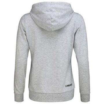 Женская Кофта теннисная Head Club Greta Hoodie FZ W - серый