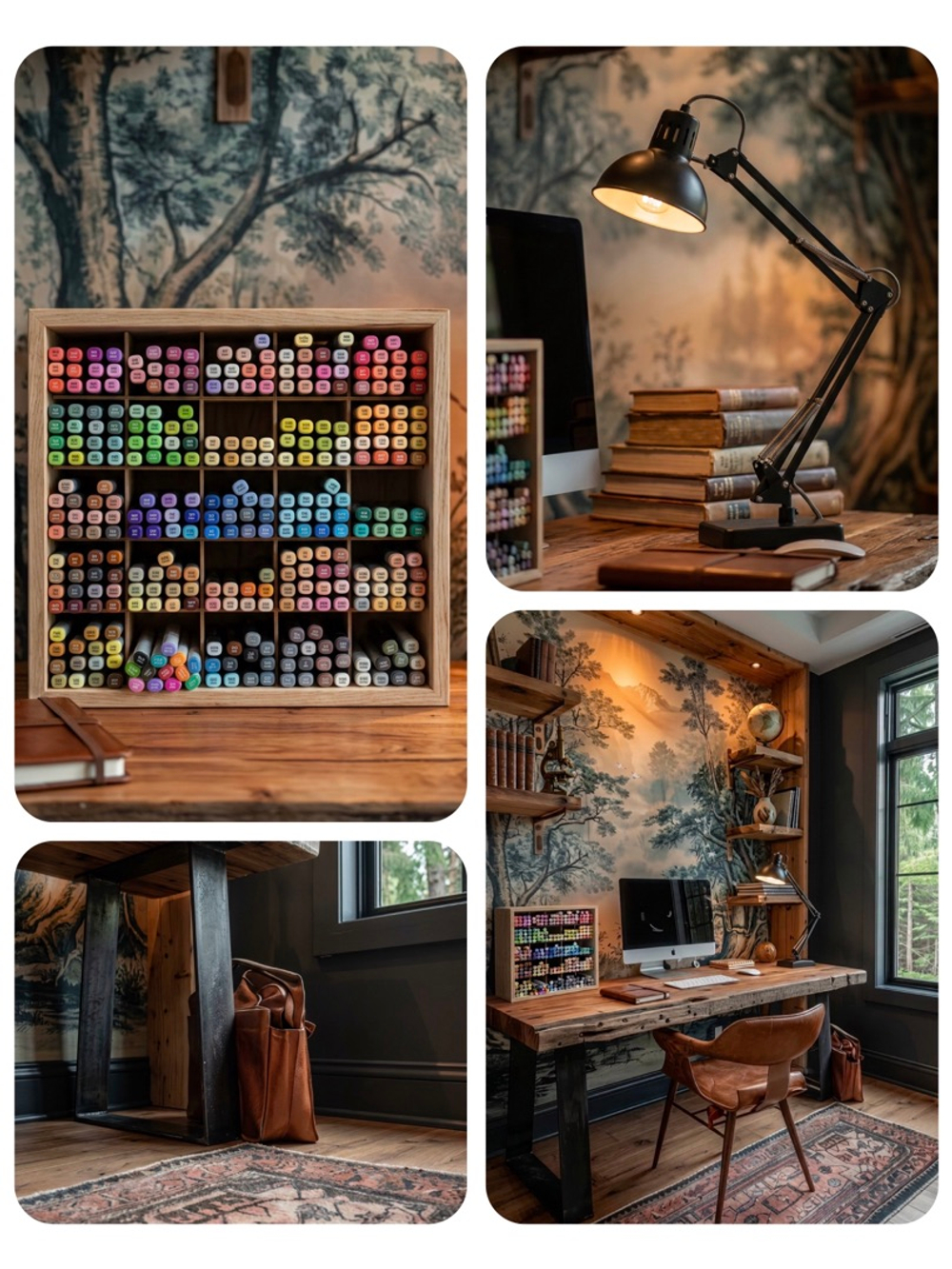 D-Box Органайзер для маркеров 5х5, H1145 ST10 Дуб Бардолино натуральный