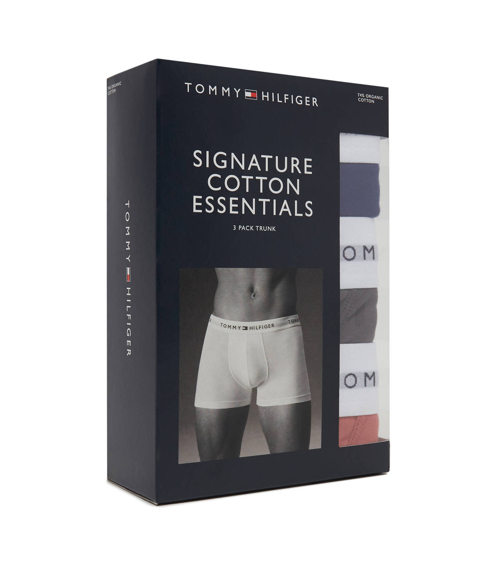 Трусики-боксеры 3шт. Tommy Hilfiger - голубой(UM0UM02761)