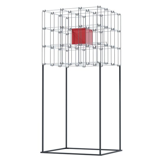 ARG-LDD-1200*450*570 CHROME (1) Торшер (NW)