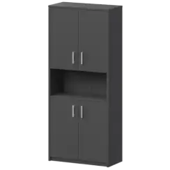 Шкаф с нишей А-312 Антрацит 770x370x2000 Арго