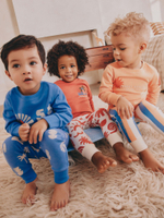 Пижама для мальчика Next AJ0-493, 3 шт., Синий, Бежевый