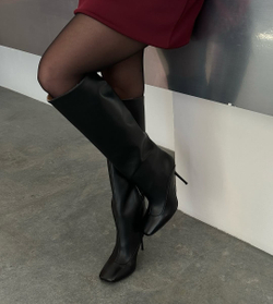 Сапоги из эко кожи