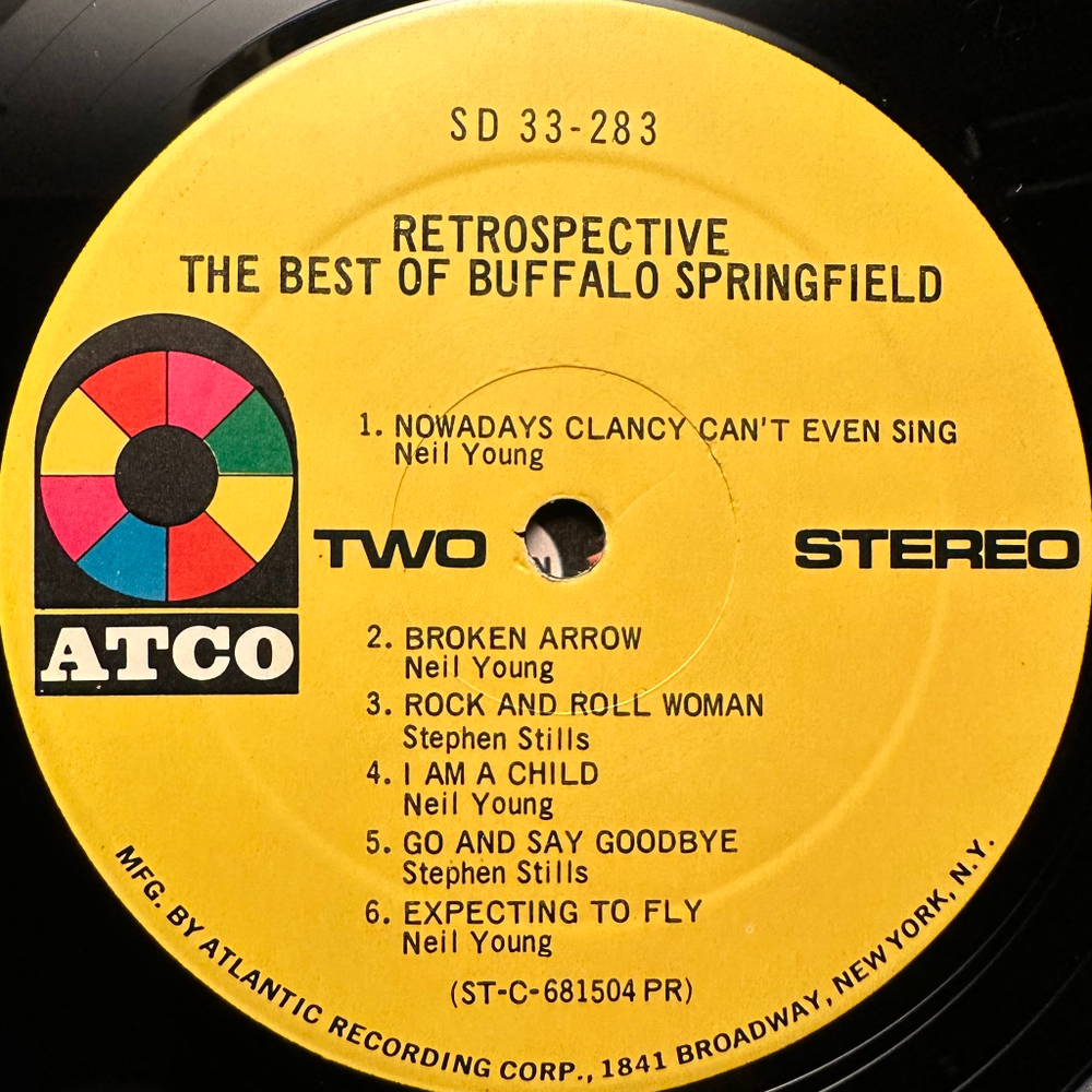 Buffalo Springfield - Retrospective - The Best Of Buffalo Springfield (США 1977г.)