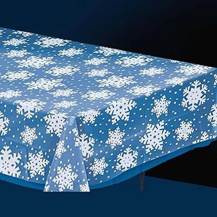 Скатерть прозрачные Снежинки