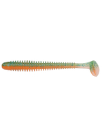 Приманка силиконовая Keitech Swing Impact 4.5" #417 Gold Flash Minnow, 3 упаковки по 6 штук