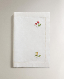 Zara Home сервировочная салфетка из смесовой ткани, вышивка, 50 35 см · 2216/023