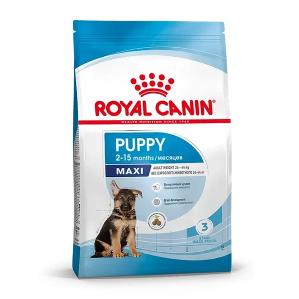 Сухой корм Royal Canin Maxi Puppy для щенков крупных размеров в возрасте до 15 месяцев
