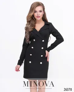 Платье 8595-черный Minova