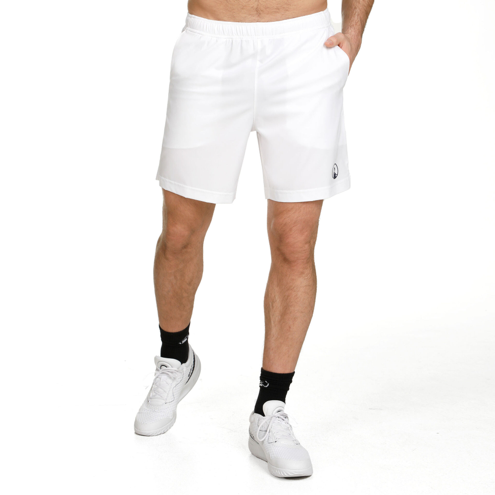 Мужские теннисные шорты Quiet Please Smash 2.0 Shorts Men - White, Dark Blue