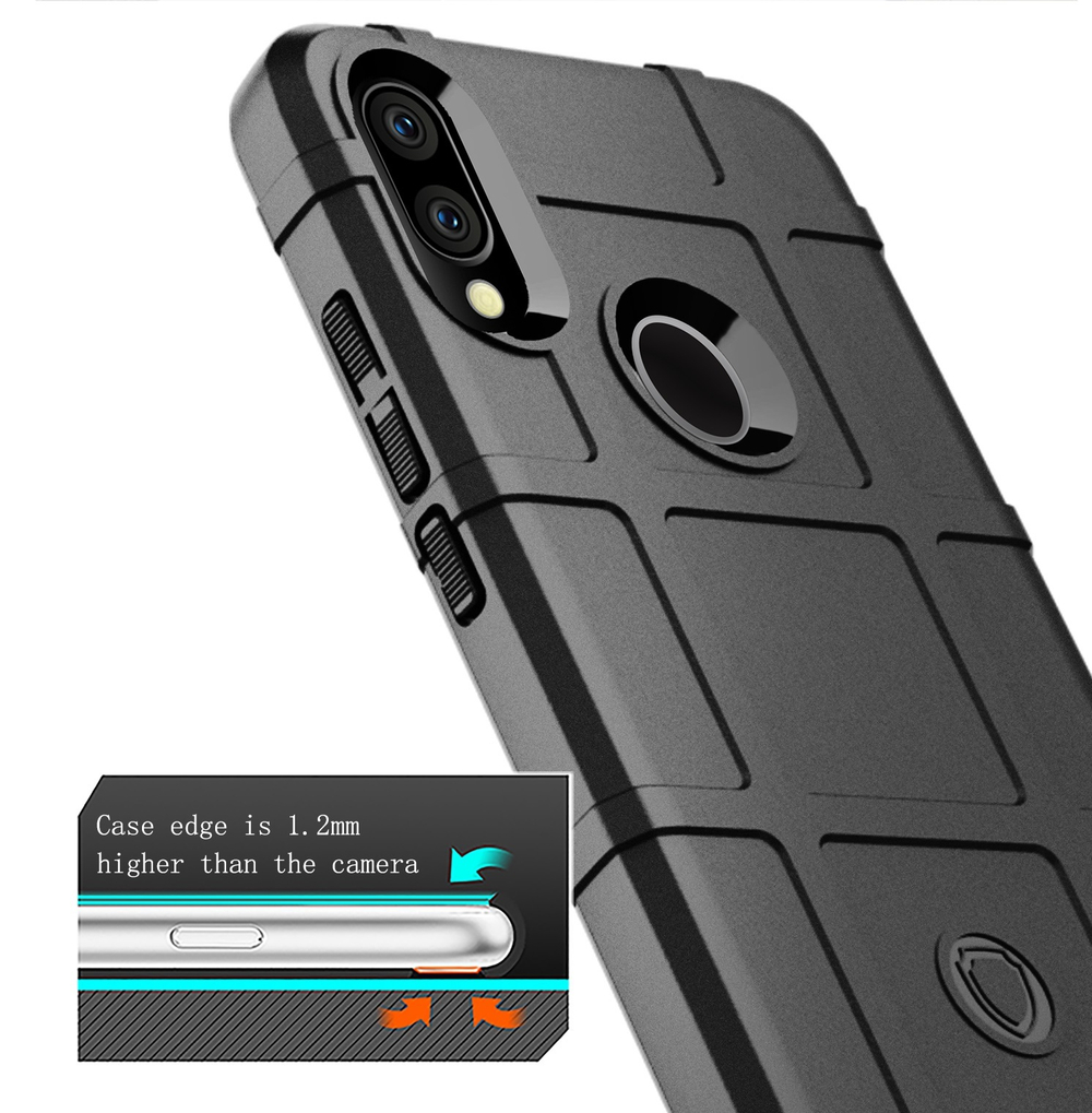 Чехол для Xiaomi Redmi 7 (Redmi Y3) цвет Black (черный), серия Armor от Caseport