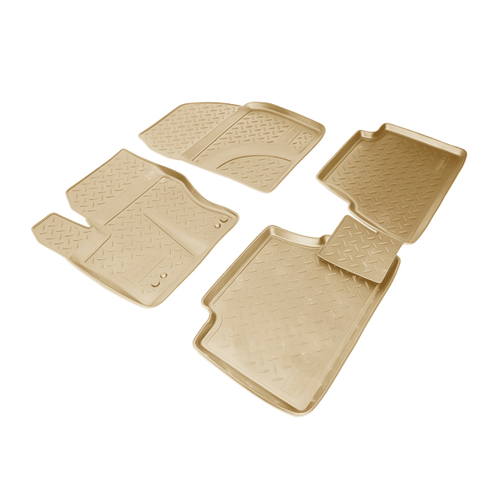 Ковры в салон Norplast/Unidec для Ford C-Max в кузове DXA (2010-)Полиуретан,Бежевый, арт.NPL-Po-22-06-B