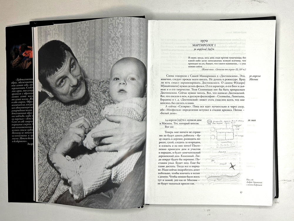 Тарковский Андр. Мартиролог, дневники 1970-1986. Флоренция,Междунар.инст. им.А.Тарковского, 2022 г.
