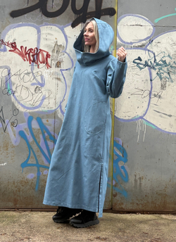 Платье Assassin /джинс голубой