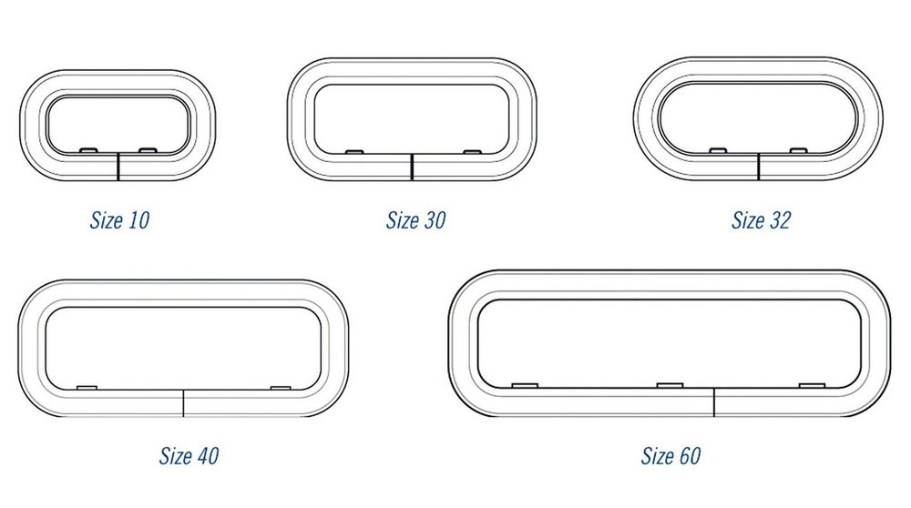 Иллюминатор "Atlantic" под тонкую стенку, размер 30 (10243292)
