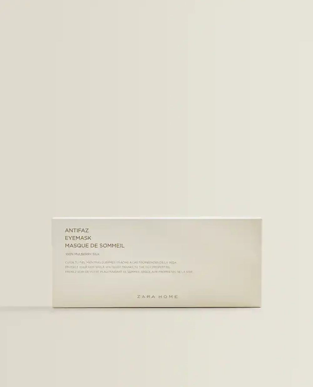 ZARA HOME МАСКА ДЛЯ СНА, ЖЕЛТОВАТО-БЕЛЫЙ