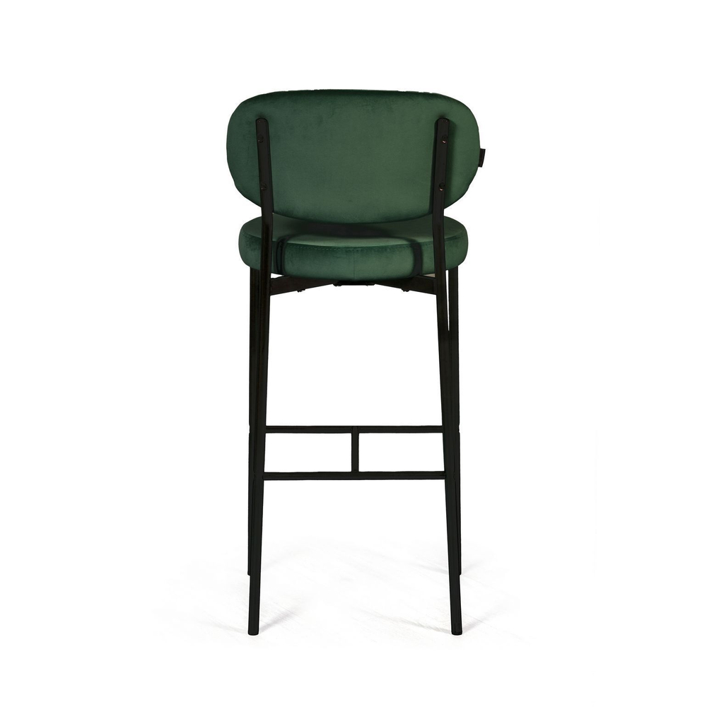 Стул барный Mason, бархат зеленый 19