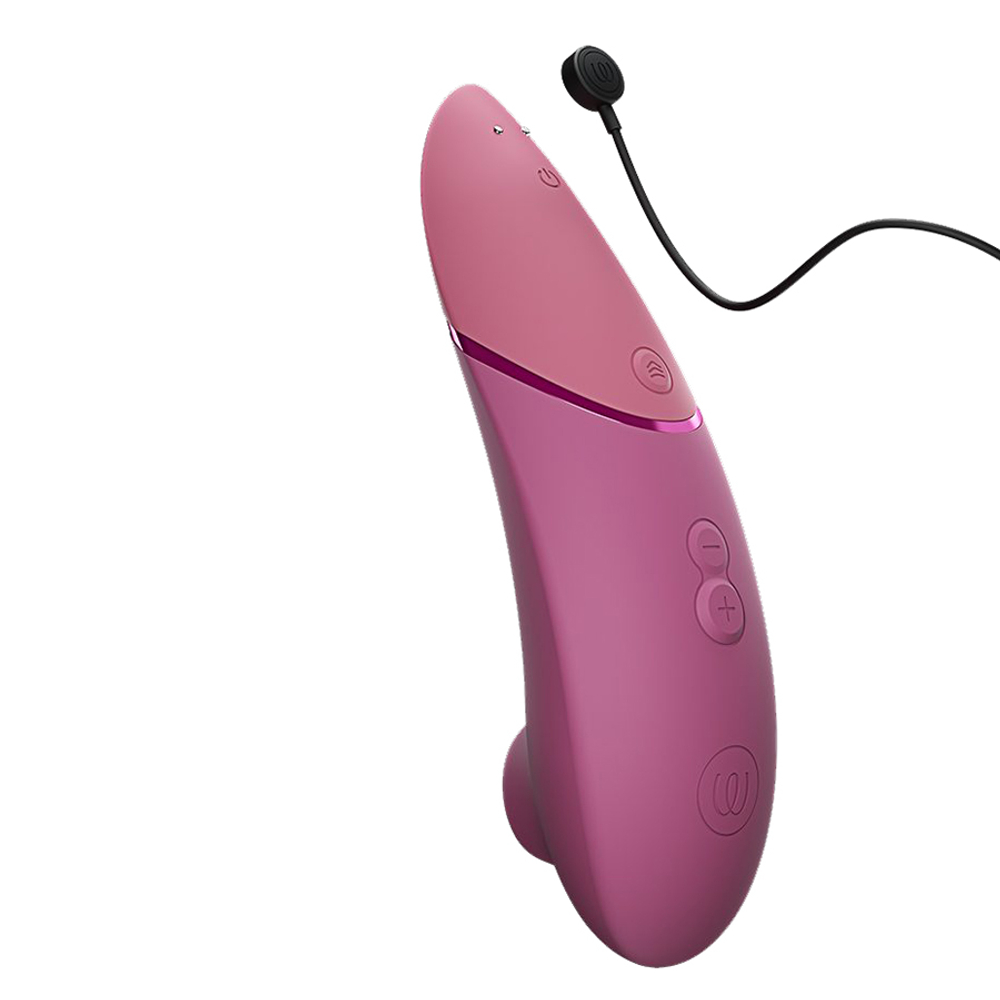 Темно-розовый бесконтактный клиторальный стимулятор 17см Womanizer Next 3D Pleasure Air Stimulator in Dusty Pink WZNE1SG4