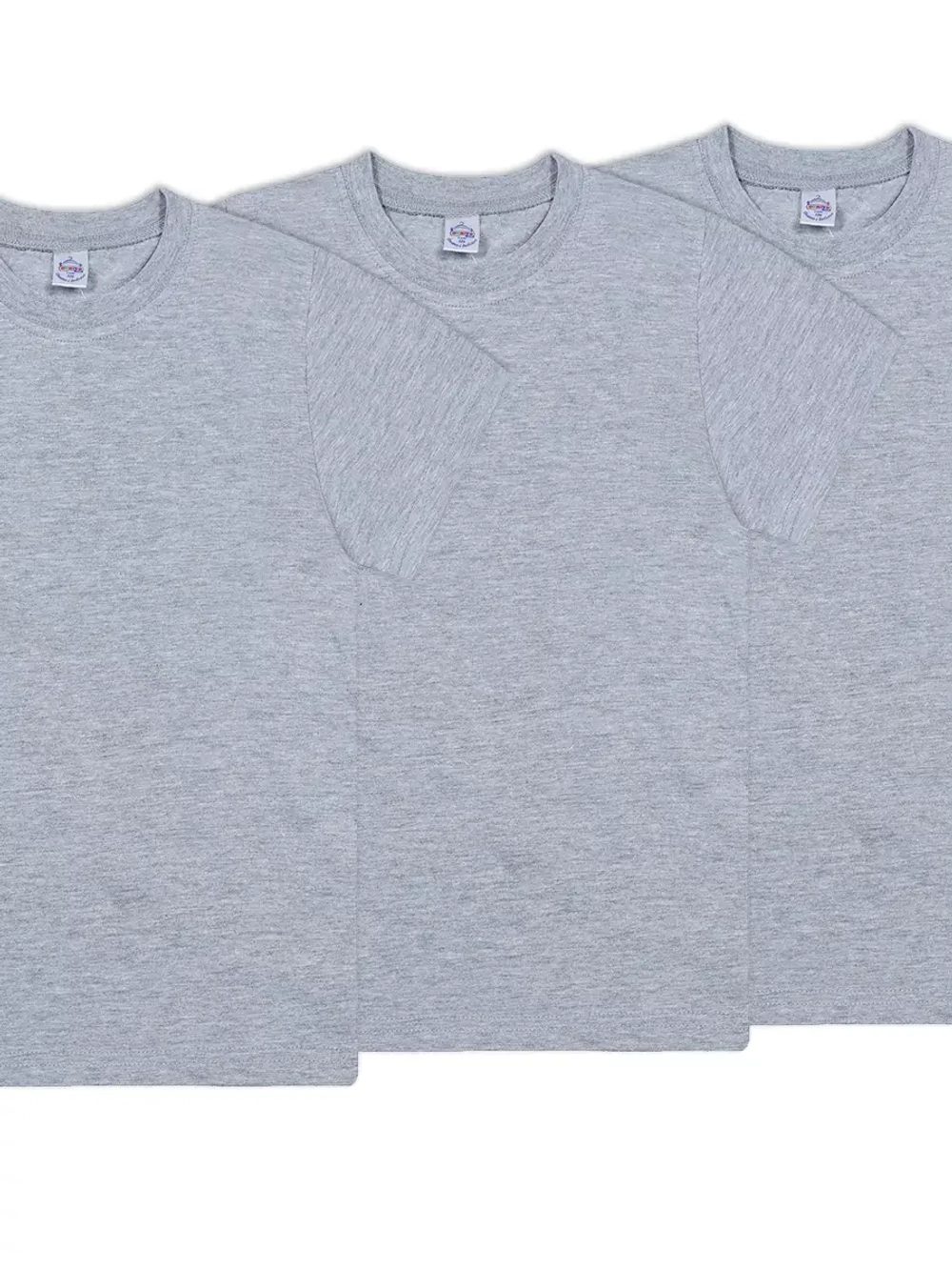 Футболка однотонная. Детская .Взрослая.Набор 3 шт