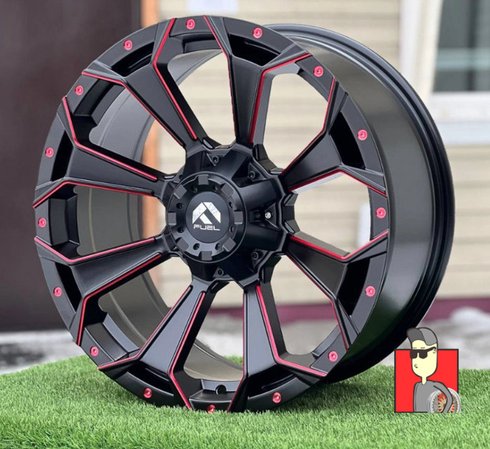 Комплект дисков Fuel Off-Road 20x9 et18 6x139.7