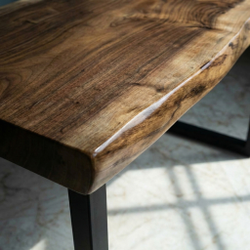 Стол водопад из термо ореха