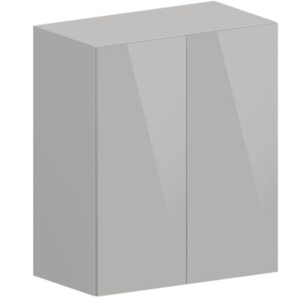 Кухня Модуль ШВ 600 Графит / Белый Софт