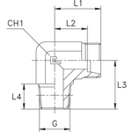 Штуцер FC90 DS16 BSPT 1/2" (корпус)