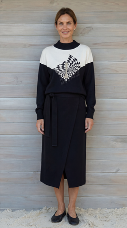 Юбка с запахом