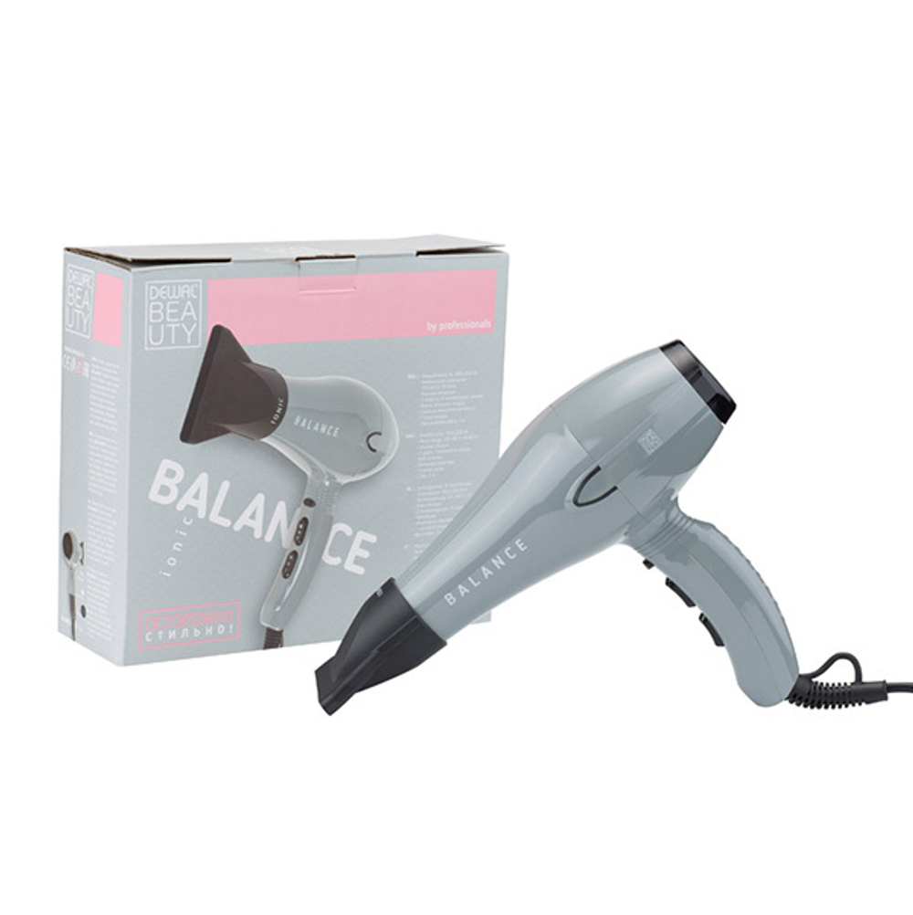 Фен для волос 2200Вт Dewal Beauty Balance HD1001-Grey