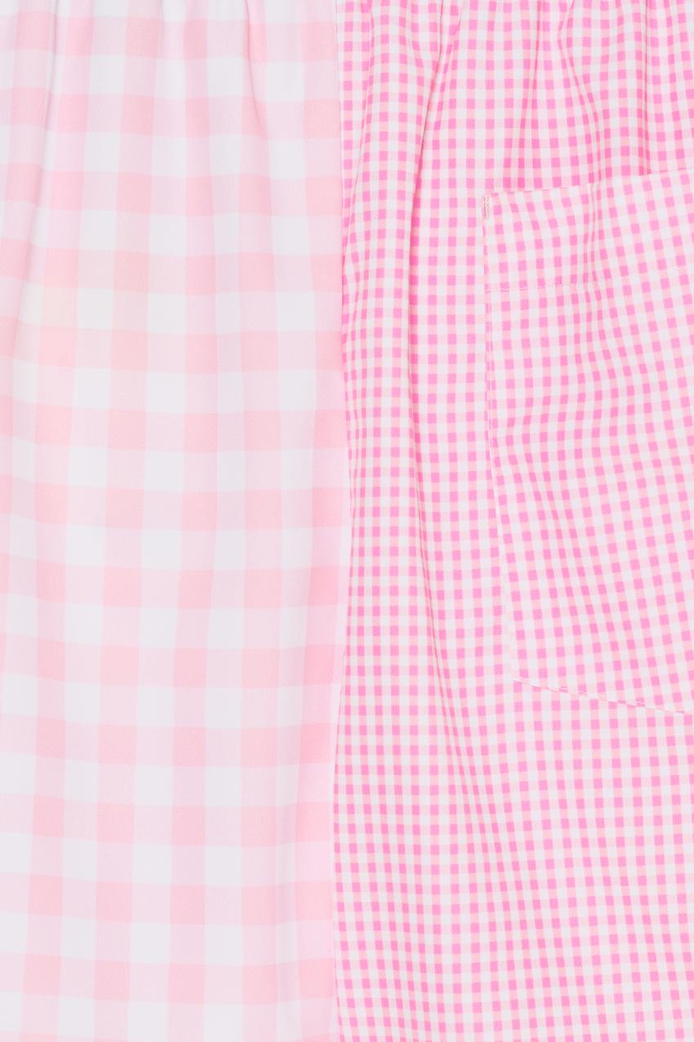 ZARA X BENITO ANTONIO ПЛАВКИ СРЕДНЕЙ ДЛИНЫ В КОМБИНИРОВАННУЮ КЛЕТКУ, РОЗОВЫЙ/БЕЛЫЙ