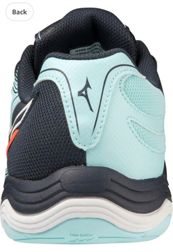 MIZUNO, WAVE MEDAL 7, Table Tennis, Turquoise/CBlue/Soleil, WOMEN, US 5,5 /EUR 37 /UK 4,5 /СМ 23,5