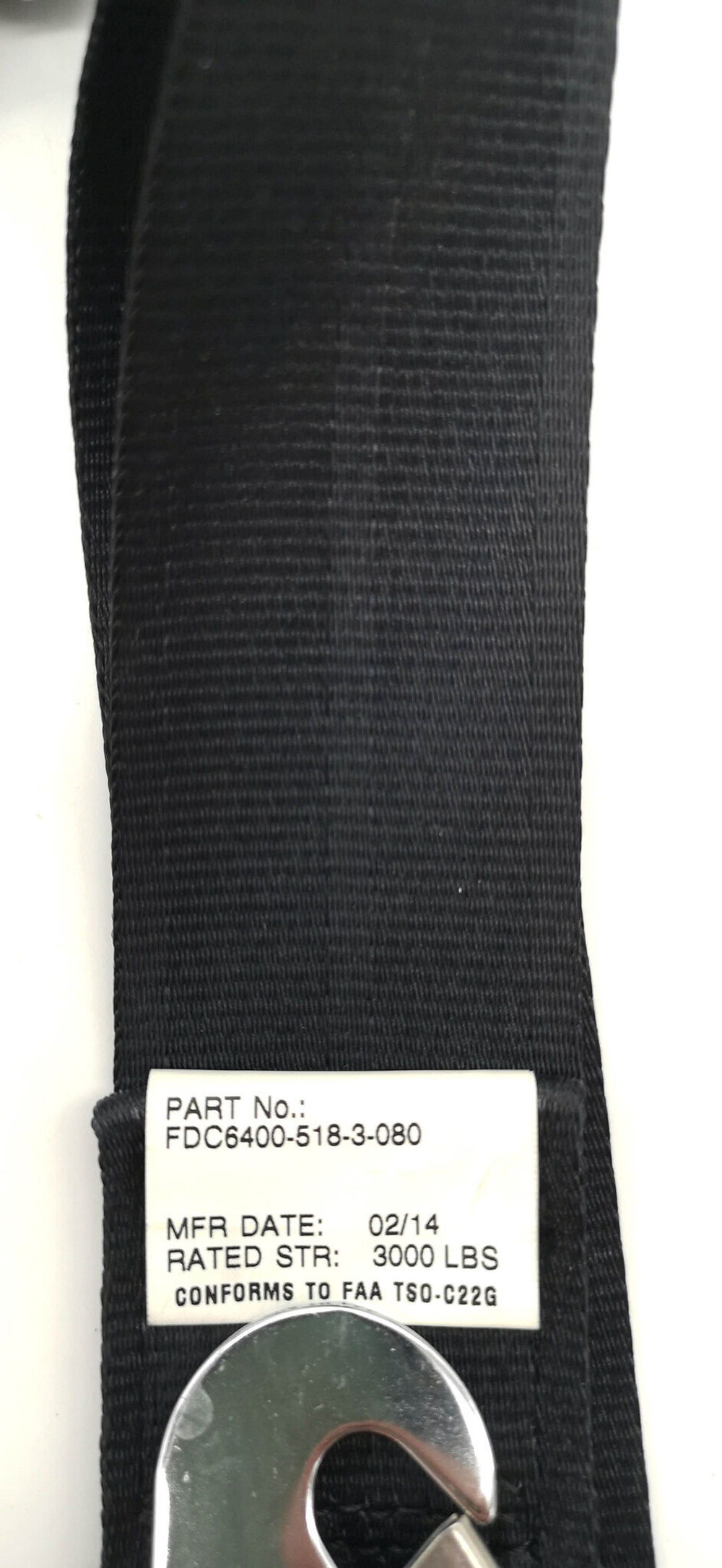 Lap belt assembly  FDC6400-518-3-080