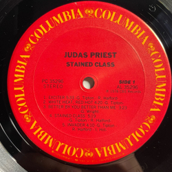 Винтажная виниловая пластинка LP Judas Priest Stained Class (США 1978) Exciter