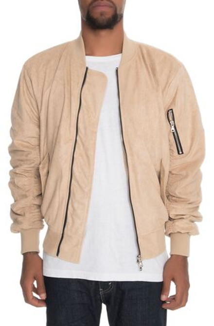 Куртка бомбер Lifted Anchors бежевый