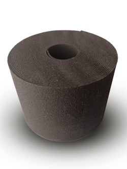 Лента бордюрная 25 см, толщина 2 мм, в рулоне 10 метров Коричневый