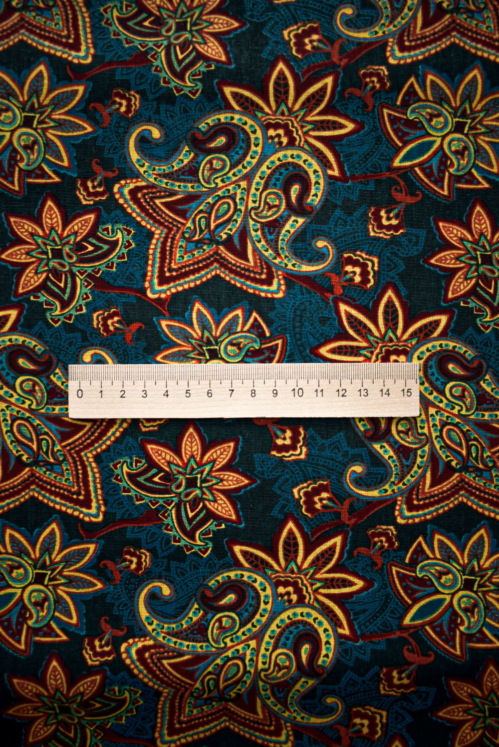 Ткань бязь плательная, рис. " Восточные мотивы", ширина 150 см, арт. 911