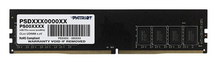 Память DDR4 8Gb 2666MHz Patriot PSD48G266681 RTL PC4-21300 CL19 DIMM 288-pin 1.2В single rank