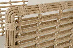 "Валенсия" кресло из искусственного ротанга, цвет соломенный