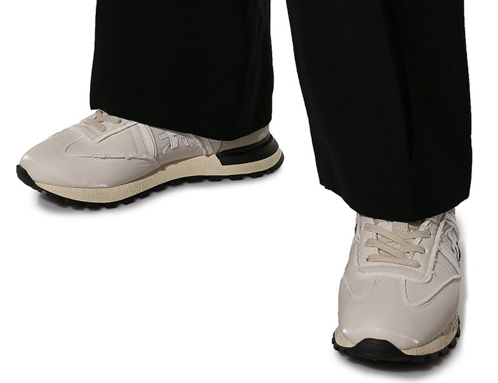 Premiata John Low D серые с мехом