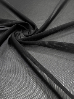 Сетка эластичная черная метражом (Турция)