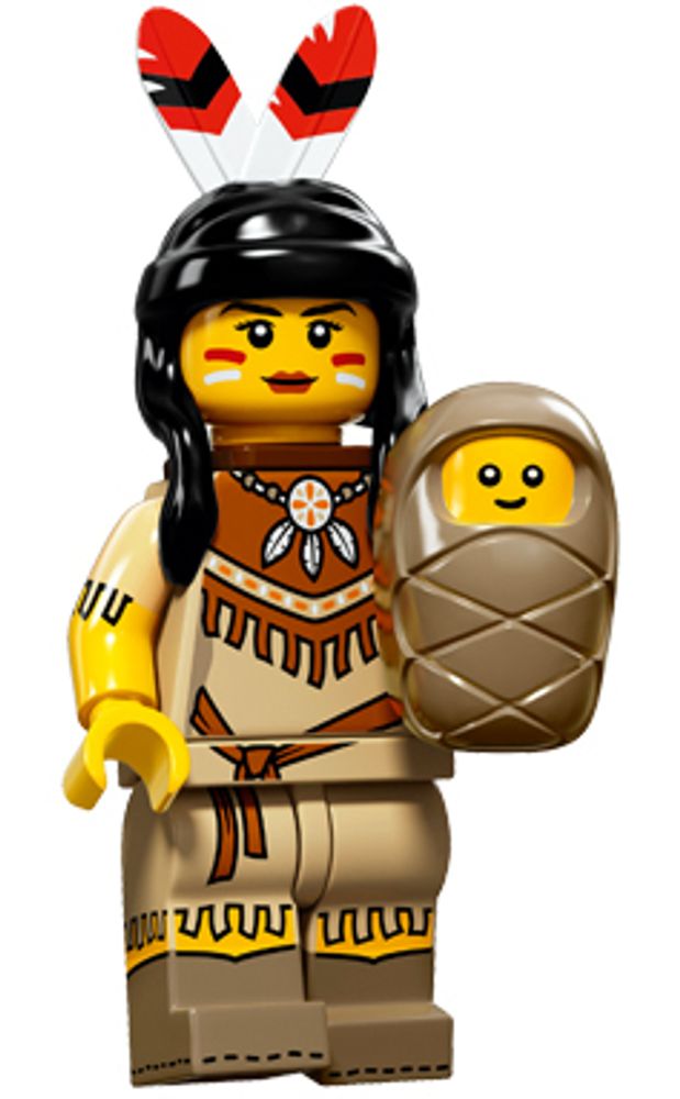 Минифигурка LEGO    71011 - 5   Племенная женщина