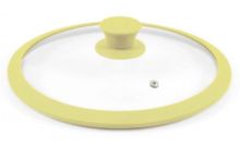 Крышка стеклянная ТимА с силиконовым ободом 22см