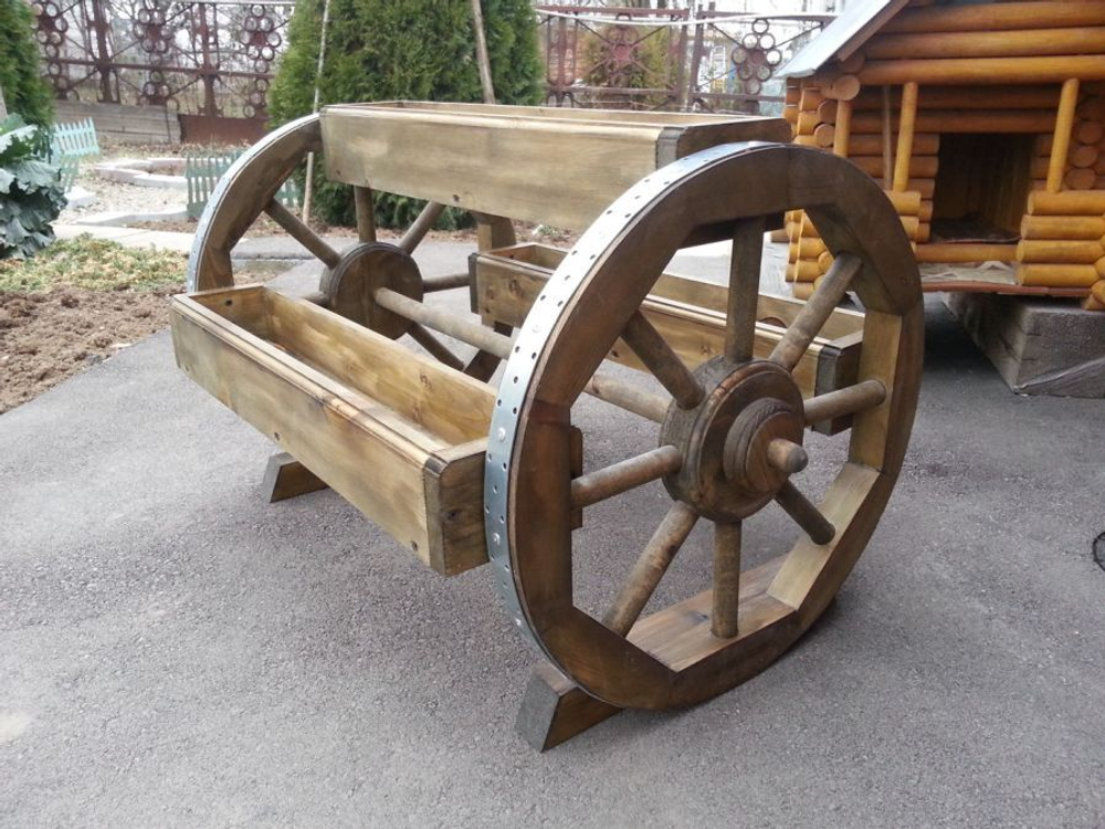 Цветочница Тележка-2