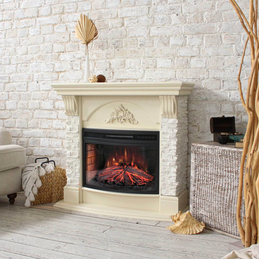 Каминокомплект Real Flame Athena 25/25,5 WT с очагом Firefield 25