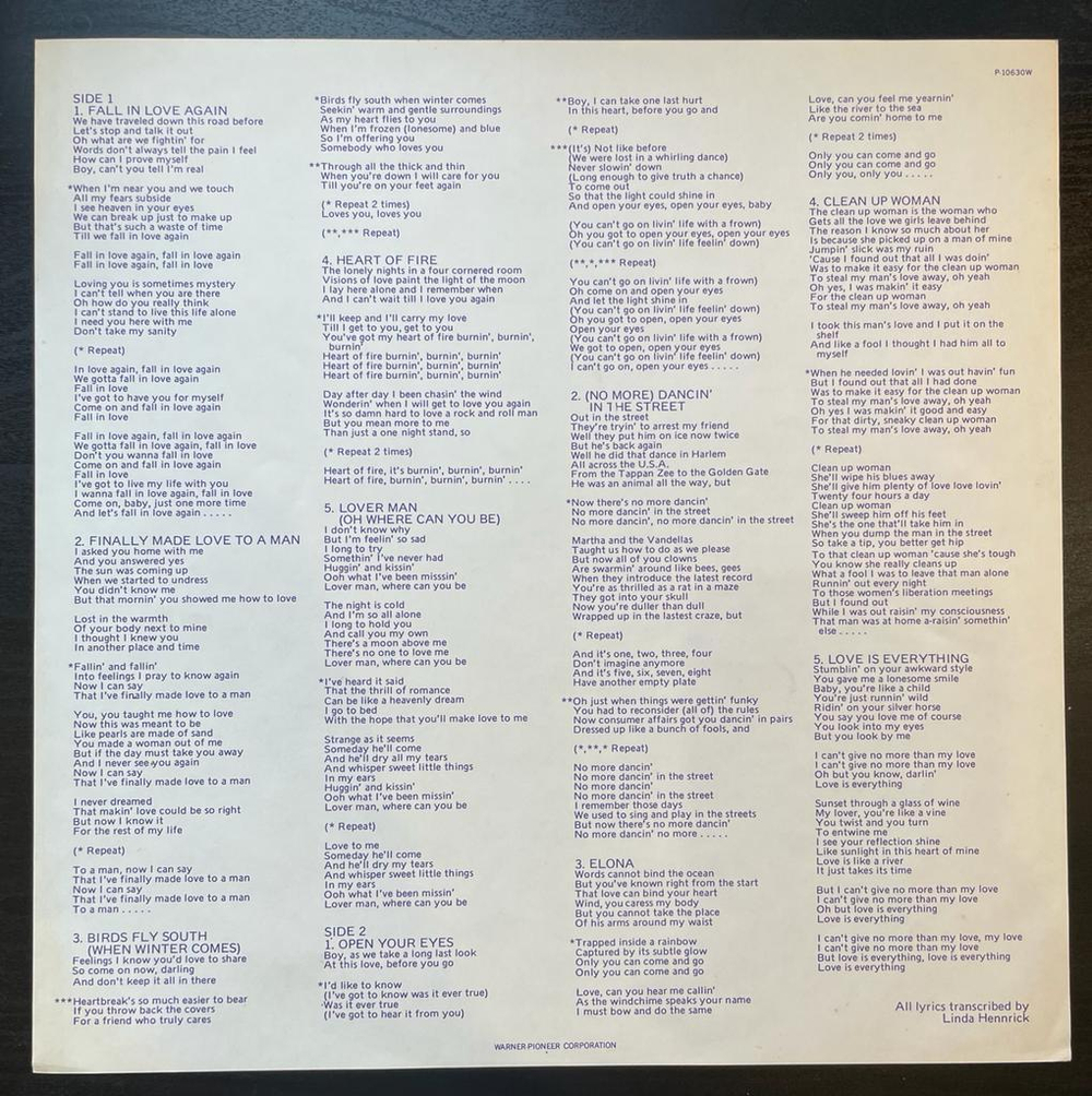 Maria Muldaur - Open Your Eyes (Япония 1979г.)