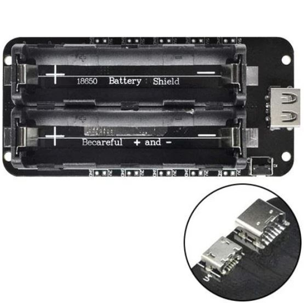 Модуль заряда ET BH-Ch2-18650-5V