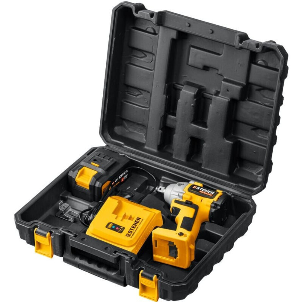 Гайковерт ударный аккумуляторный Steher CWB-300-1