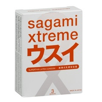 Ультратонкие презервативы Sagami Xtreme Superthin 3шт